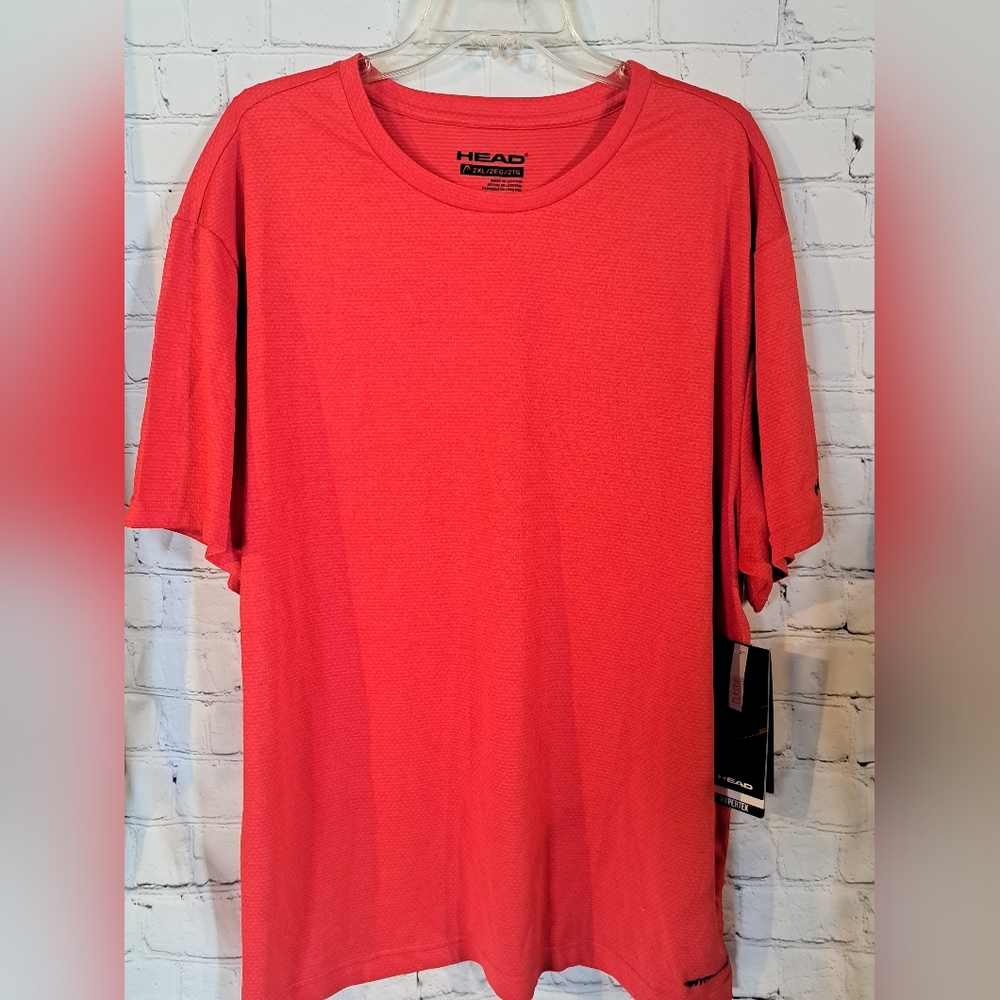 Head mens 2XL red t-shirt new quick dry
